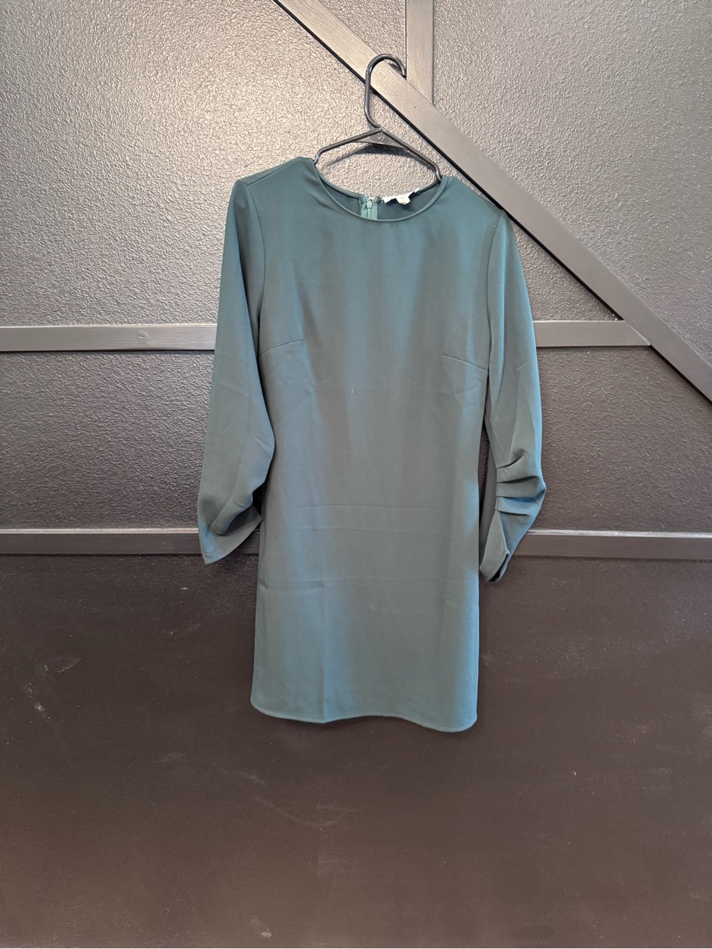 She + Sky Teal Shift Mini Dress